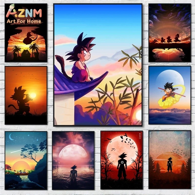Resin Art Goku - AZNM Dragon Ball Kid Goku Sunset