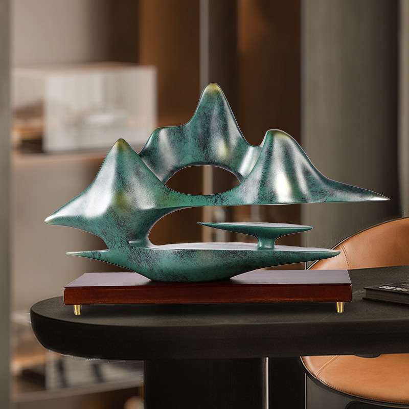 Resin Art Meaning - PYH light luxury living room entrance