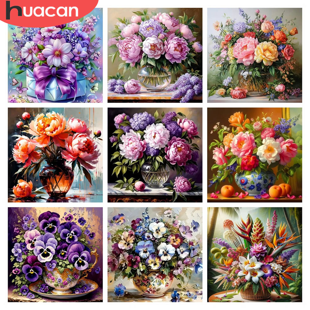 HUACAN 5D Diamond Mosaic Rose  - đánh giá và giá Resin Art With Rose