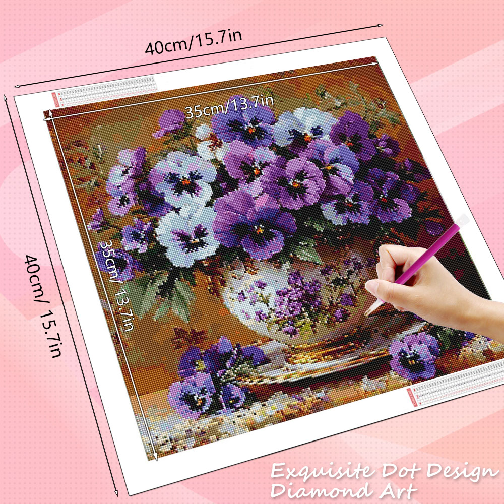 HUACAN 5D Diamond Mosaic Rose  - đánh giá và giá Resin Art With Rose