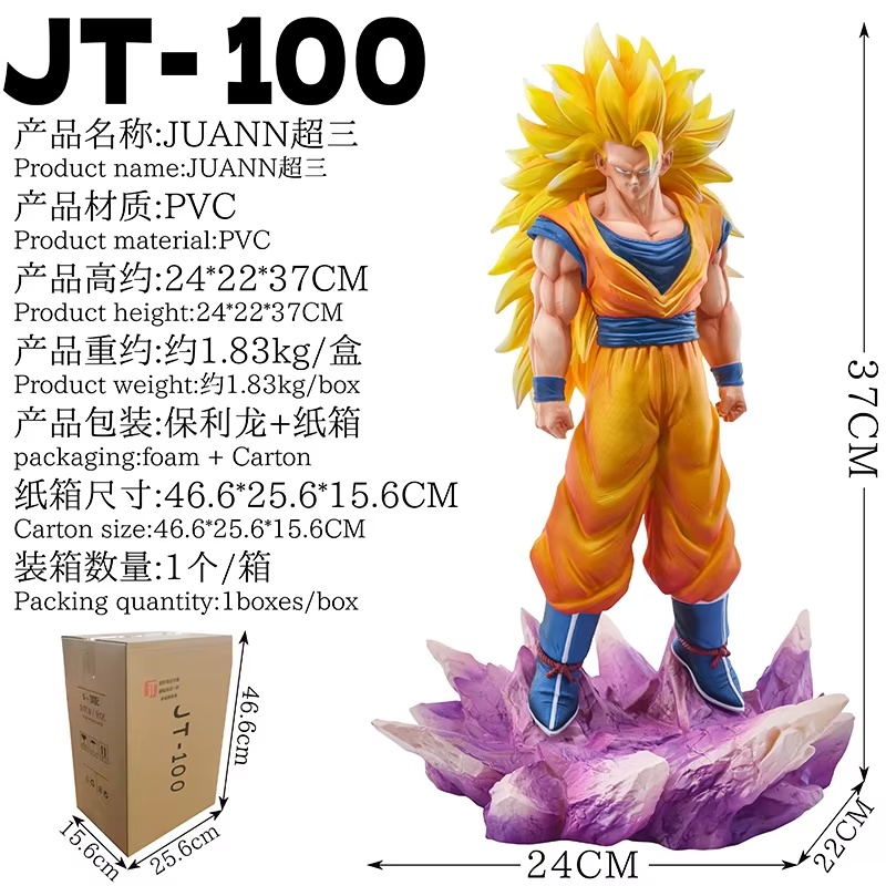 37cm Jt Studio Dragon Ball Z S - đánh giá và giá Resin Art Goku