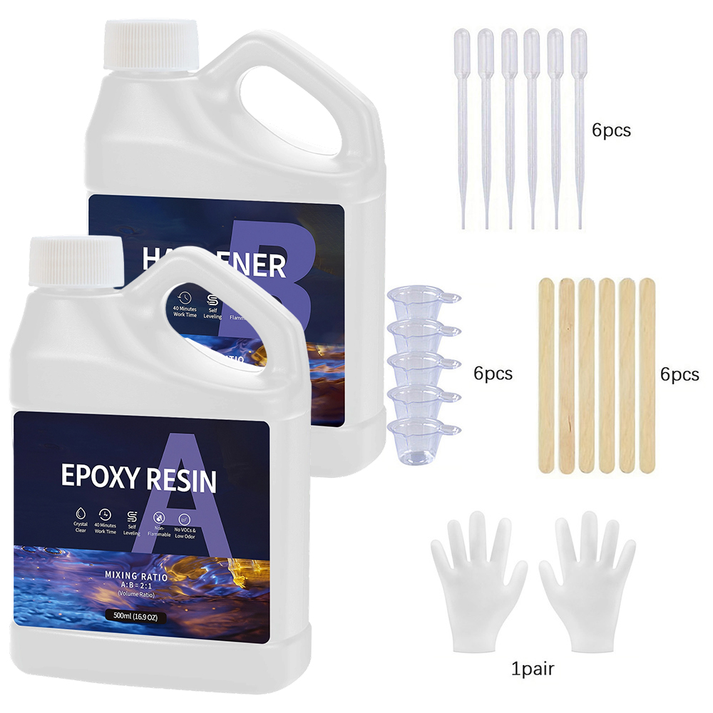 1:1 Ratio Epoxy Resin Kit Anti - đánh giá và giá Resin Art Ratio