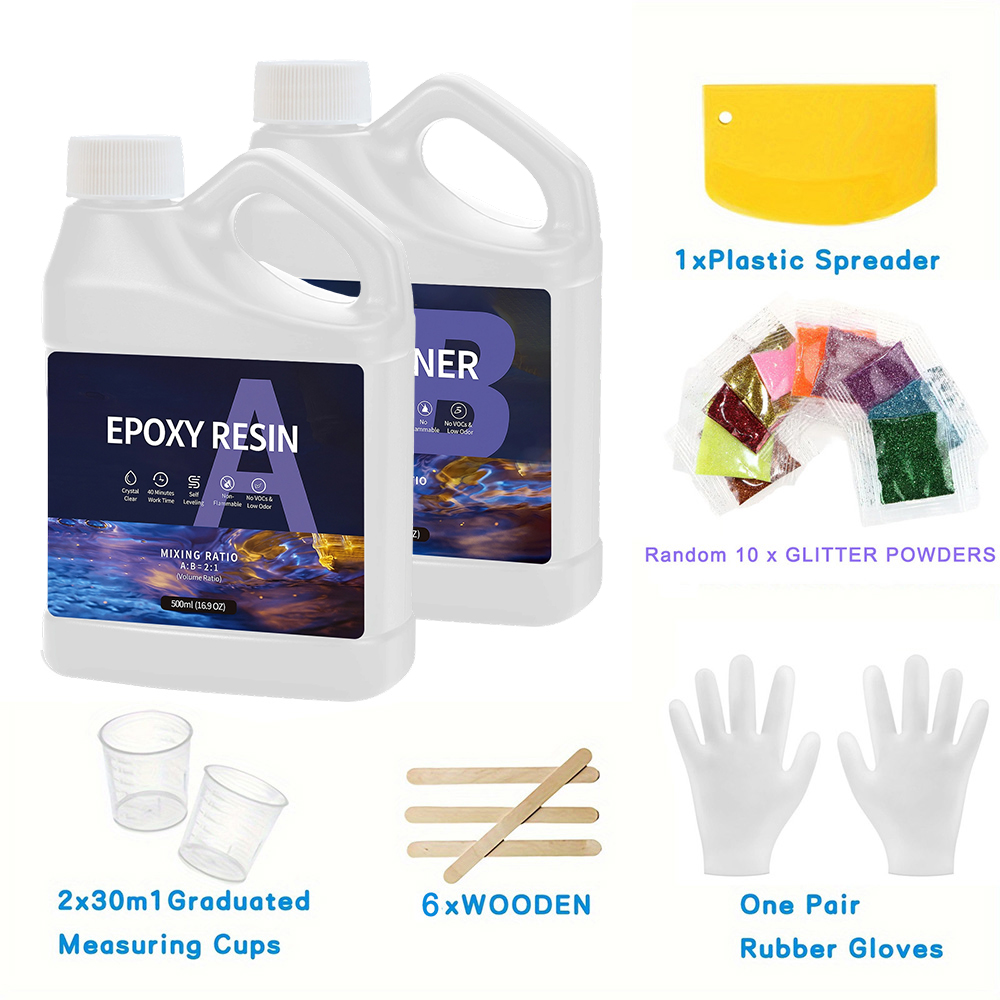 1:1 Ratio Epoxy Resin Kit Anti - đánh giá và giá Resin Art Ratio