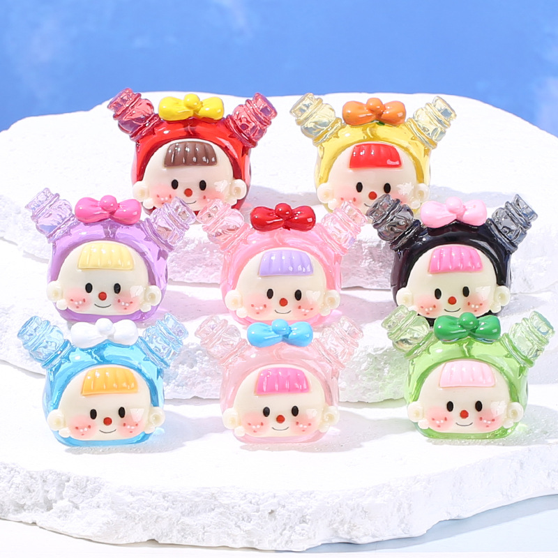 4Pcs Transparent Doll Head Res - đánh giá và giá Resin Art Earrings Material