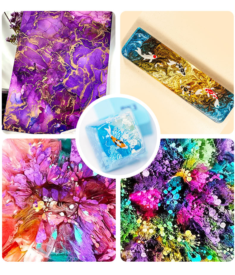 10ml Alcohol Ink Art Epoxy Res - đánh giá và giá Resin Dye Opaque