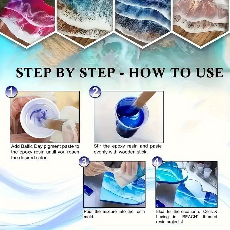 24 Colors/8 Colors 5 Grams 0.1 - đánh giá và giá Resin Dye Opaque