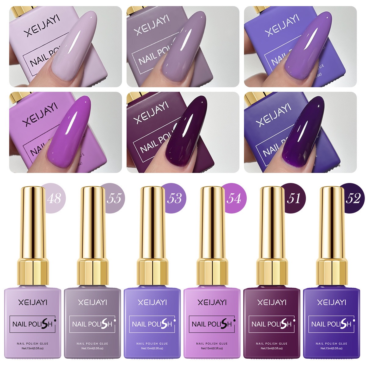 6PCS/SET 15ml Gel Nail Polish  - đánh giá và giá Resin Art All