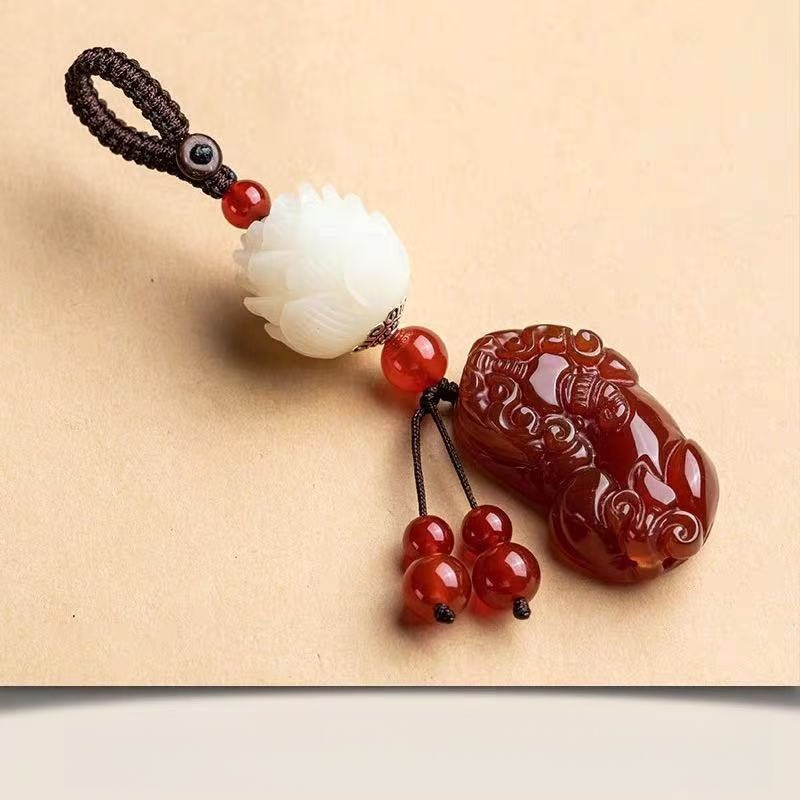 Pendant Lotus Keychain Car Cha - đánh giá và giá Resin Art Ring