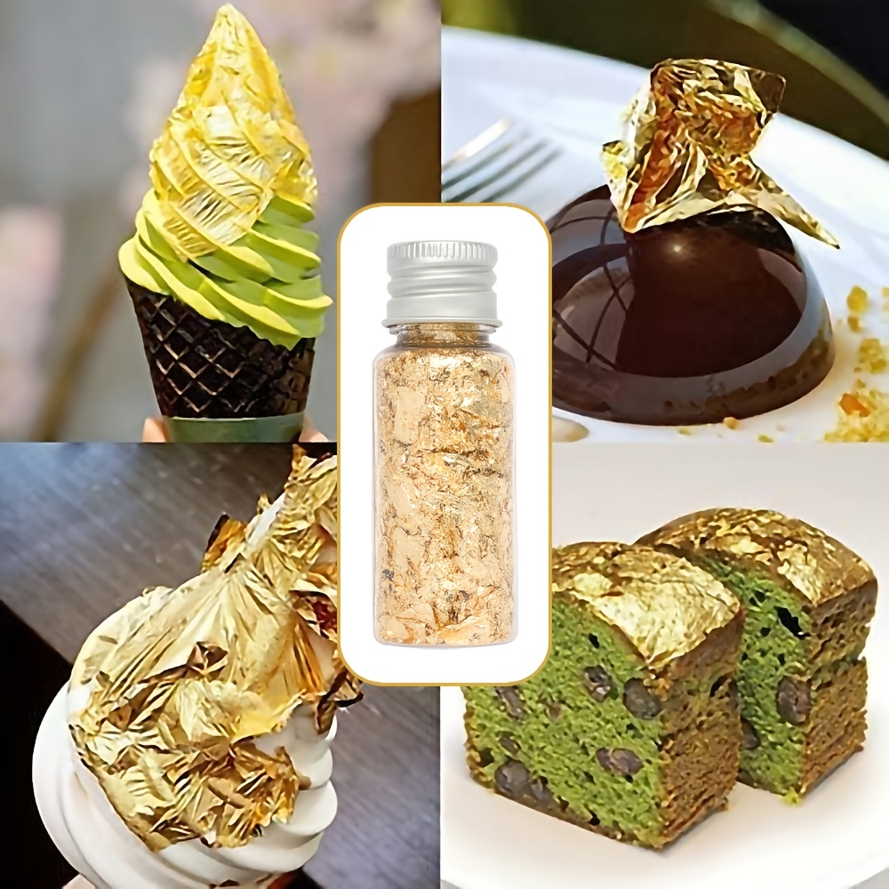 Metallic Leaf Flakes,Cake Deco - đánh giá và giá Resin Art With Rose
