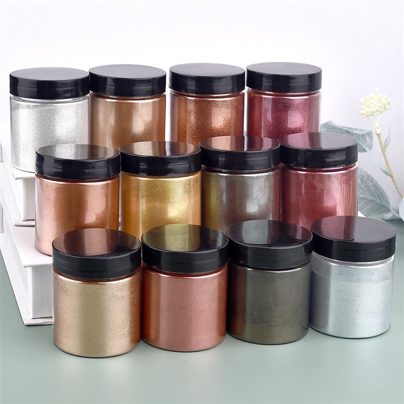 50g Shimmer Metallic Gold Silv - đánh giá và giá Resin Dye Opaque