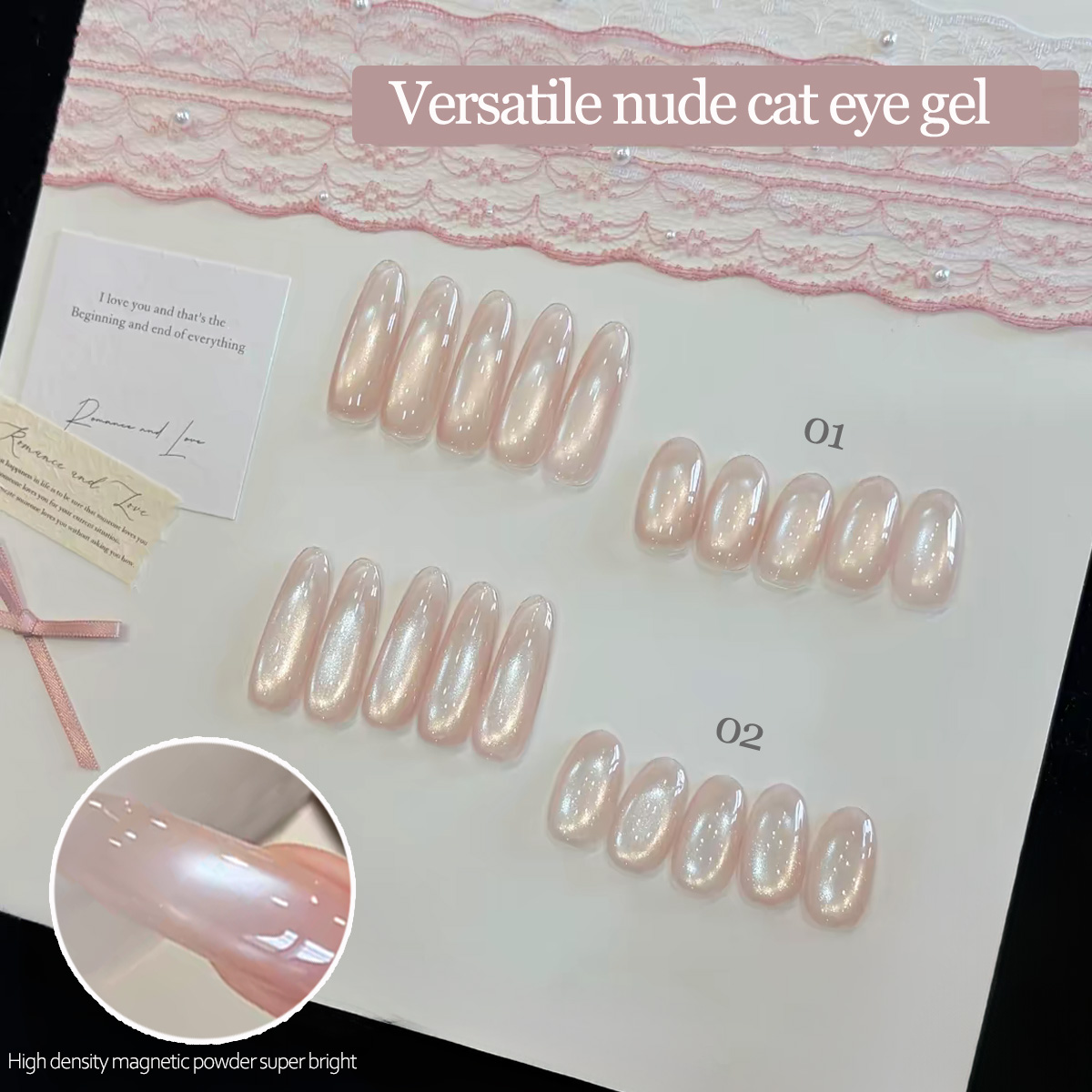 1pcs WS Naked Cat Eye Gel Nail - đánh giá và giá Resin Art All