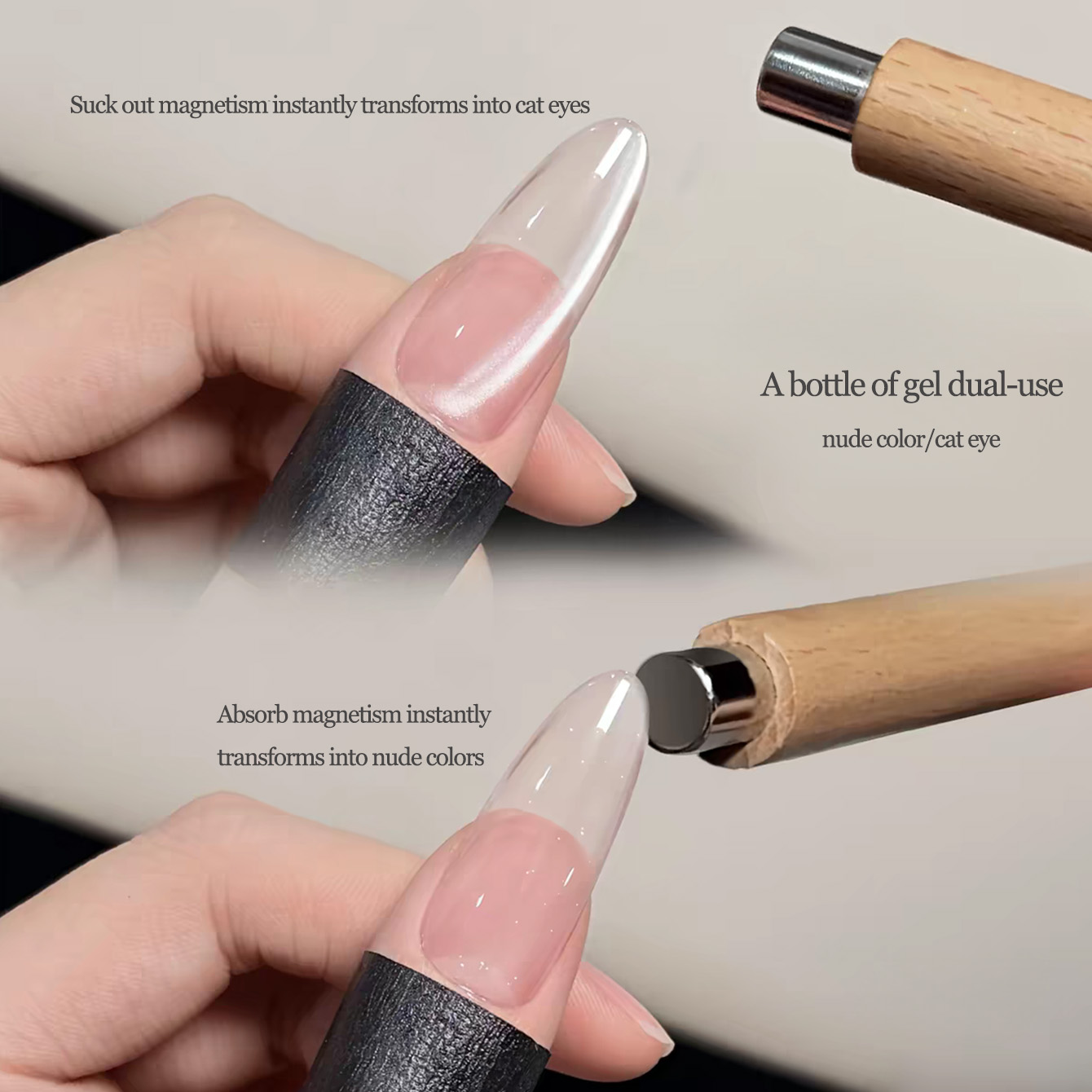 1pcs WS Naked Cat Eye Gel Nail - đánh giá và giá Resin Art All
