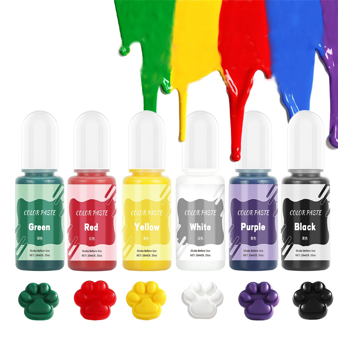 10ml Solid Color Paste High Co - đánh giá và giá Resin Dye Opaque