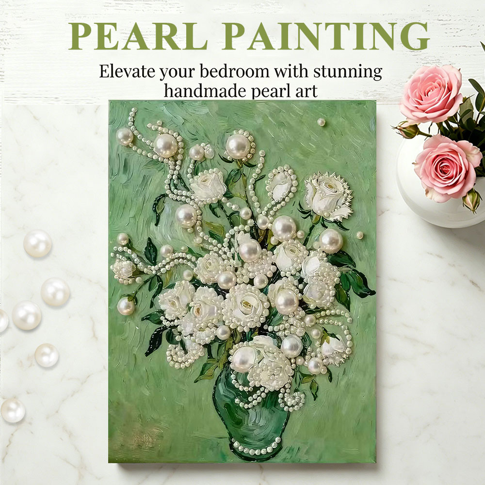 Huacan DIY Pearl Art Painting  - đánh giá và giá Resin Art With Rose